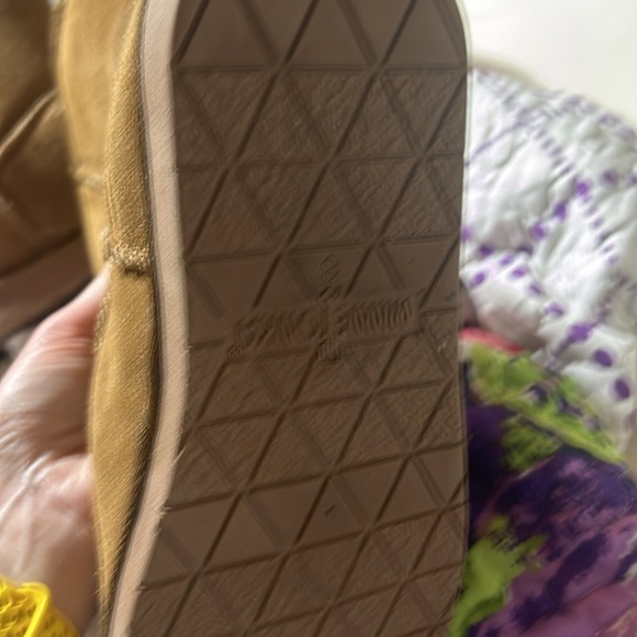 Minnetonka brown fur boots size 8 - Picture 2 of 5